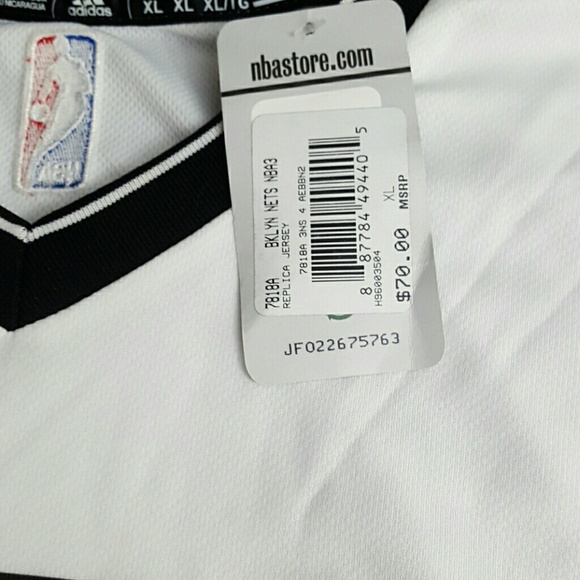 NWT ADIDAS BROOKLYN NETS JERSEY - Picture 6 of 6